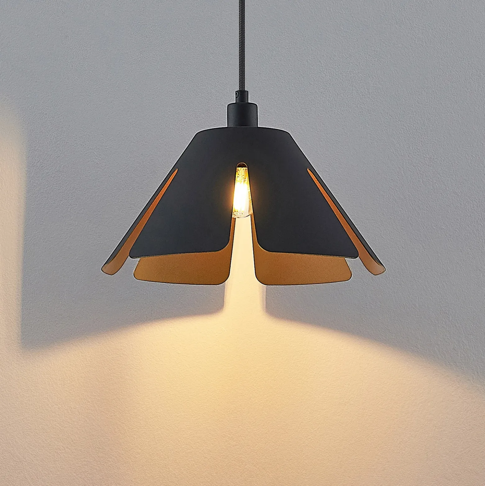 Lucande Jemmily lámpara colgante, 1 luz, 30 cm