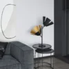 Lucande Jemmily lámpara de mesa, 2 luces