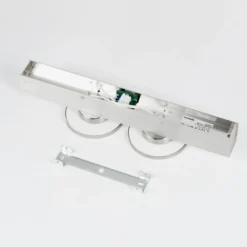 Lucande Kellino plafón, 2 luces, níquel