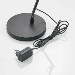 Lucande LED lámpara de escritorio Tarris, altura 46 cm, negro
