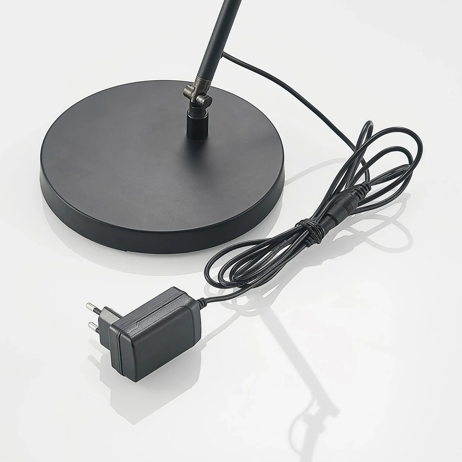 Lucande LED lámpara de escritorio Tarris, altura 46 cm, negro