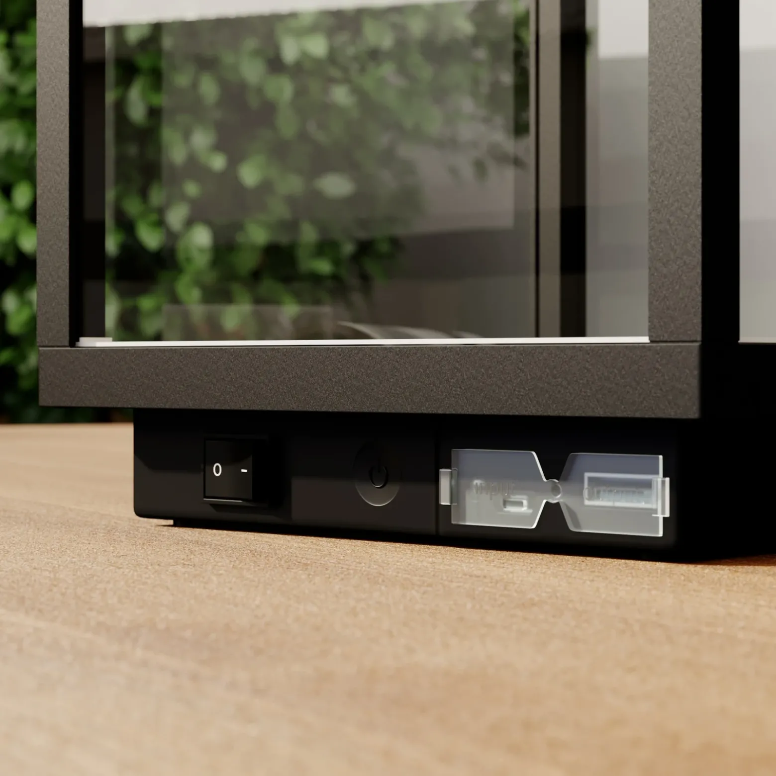 Lucande LED lámpara de mesa recargable Cube, aluminio, IP54, atenuable
