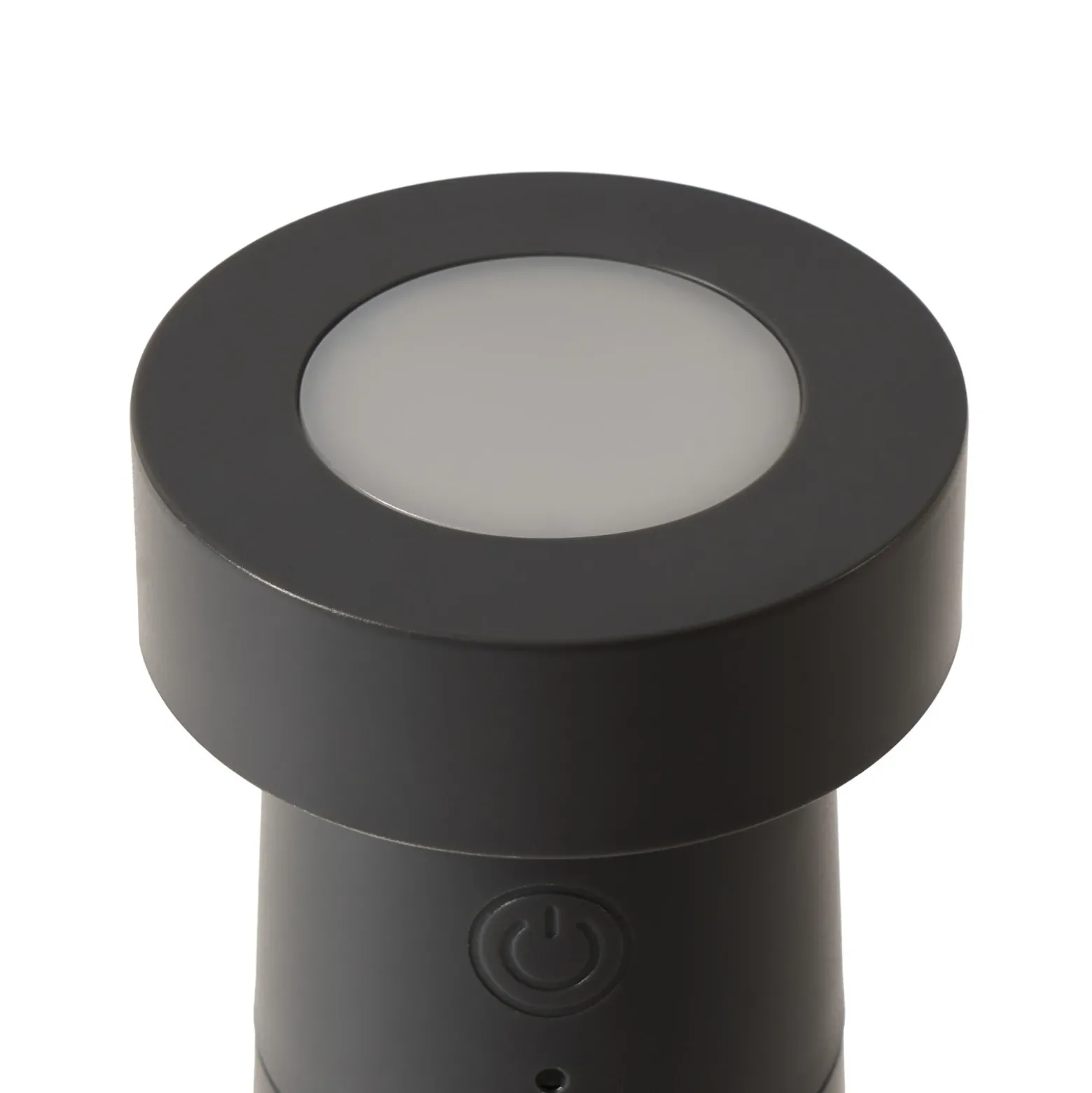 Lucande LED-Pimentero Pepper, gris oscuro, batería, IP44