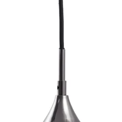 Lucande lámpara colgante Jarven, 3 luces, negro, cristal