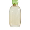 Lucande Lámpara colgante LED Fay, amarillo/verde claro, cristal, Ø 15 cm