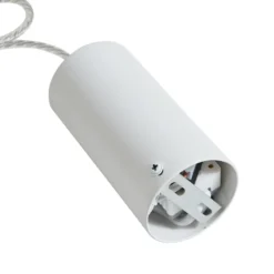 Lucande Lámpara colgante LED Fay, amarillo/verde claro, cristal, Ø 15 cm