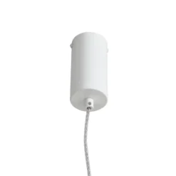 Lucande Lámpara colgante LED Fay, gris claro/azul claro, cristal, Ø 15 cm