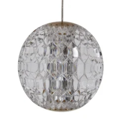 Lucande Lámpara colgante LED Ismenia, 5 luces, latón, acrílico