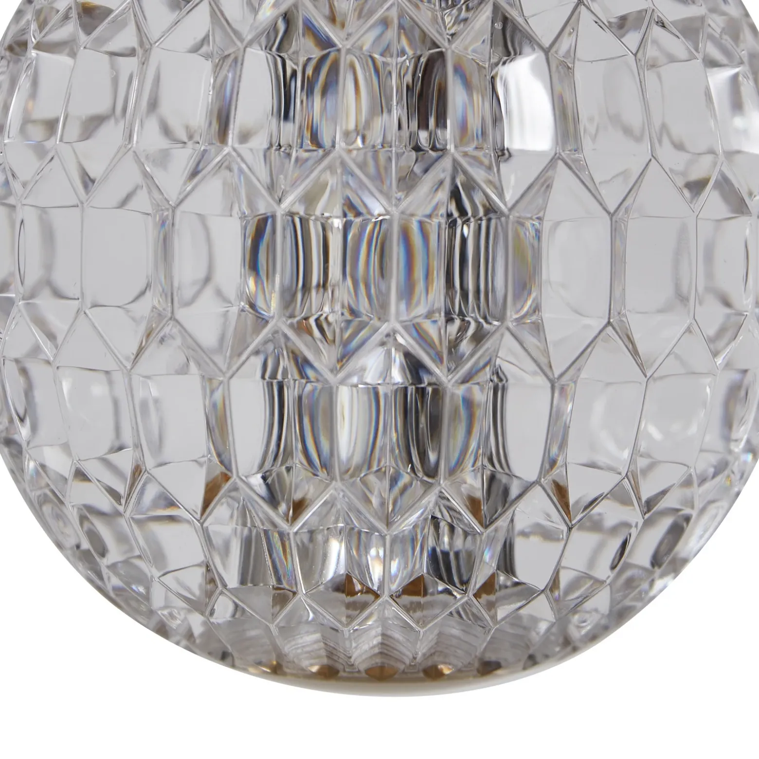 Lucande Lámpara colgante LED Ismenia, 5 luces, latón, acrílico