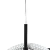 Lucande Lámpara colgante LED Kisune, blanco/negro, metal
