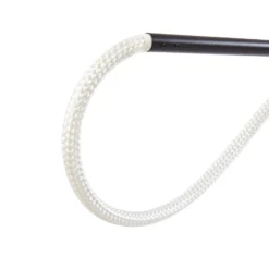 Lucande Lámpara colgante LED Kisune, blanco/negro, metal