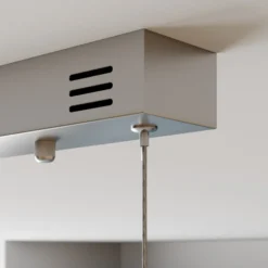 Lucande lámpara colgante LED Lyani, 115cm, 3 luces, cromo, atenuable