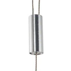 Lucande Lámpara colgante LED Myron, regulador táctil, CCT, aluminio