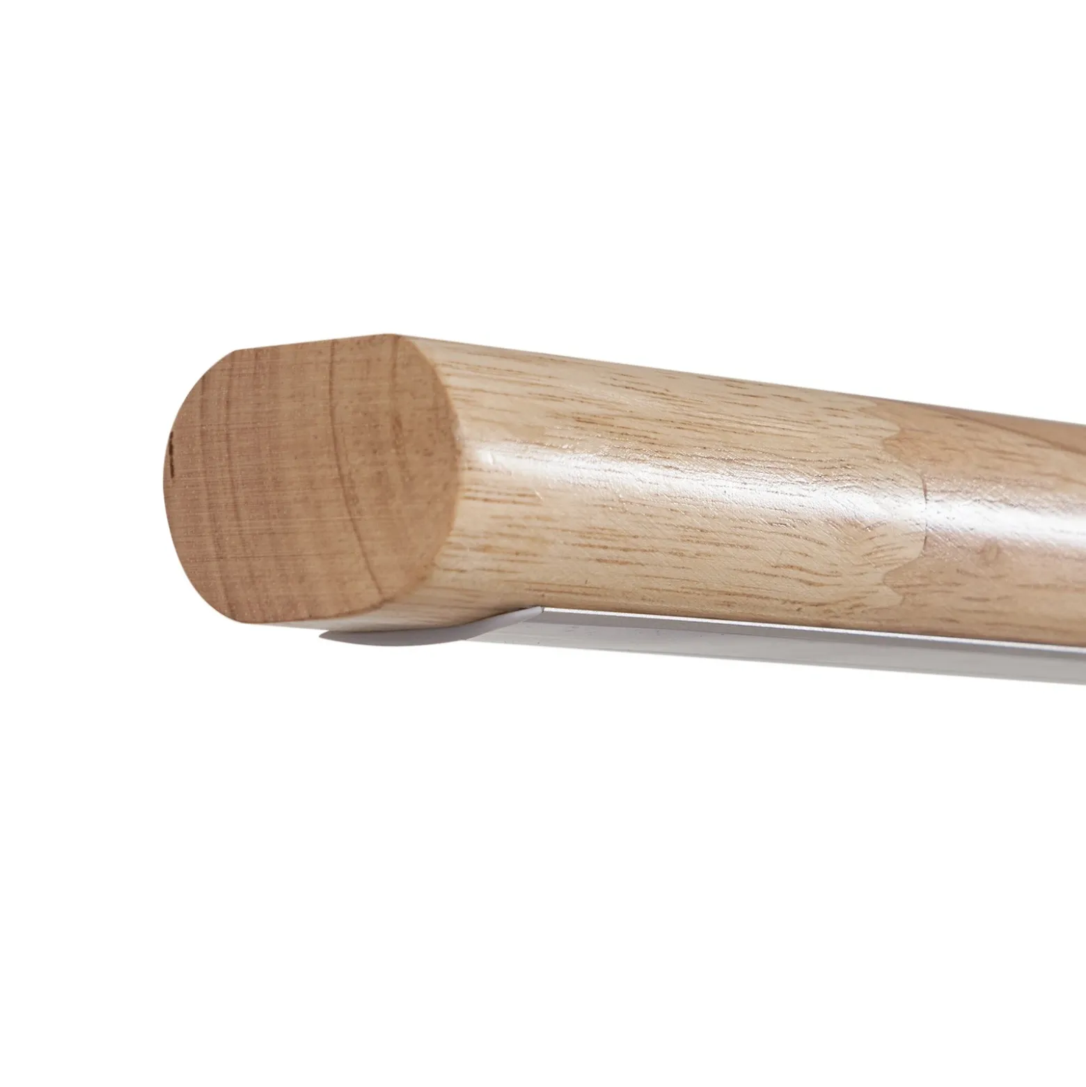 Lucande lámpara colgante LED Maruta, madera, haz, 120 cm, 3000K