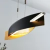Lucande lámpara colgante LED Marija, 101 cm, negra, atenuable