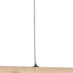 Lucande lámpara colgante LED Maruta, madera, haz, 120 cm, 3000K