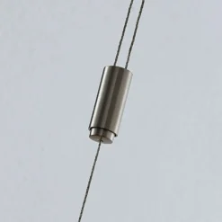 Lucande lámpara colgante LED Marija, 101 cm, negra, atenuable