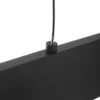 Lucande lámpara colgante LED Philine, longitud 101 cm hierro negro
