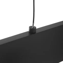 Lucande lámpara colgante LED Philine, longitud 101 cm hierro negro
