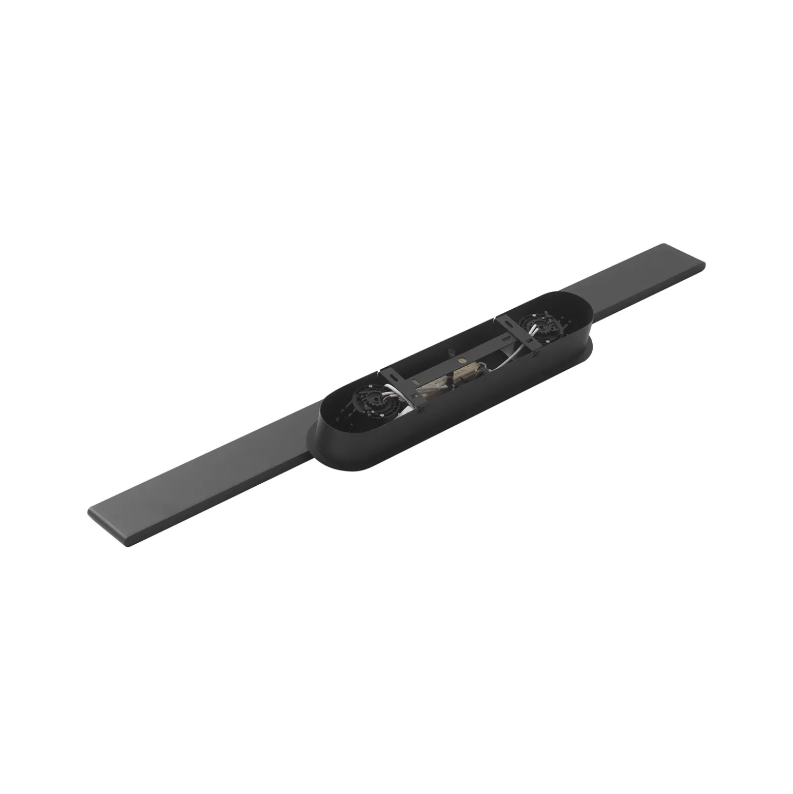 Lucande lámpara colgante LED Philine, longitud 101 cm hierro negro