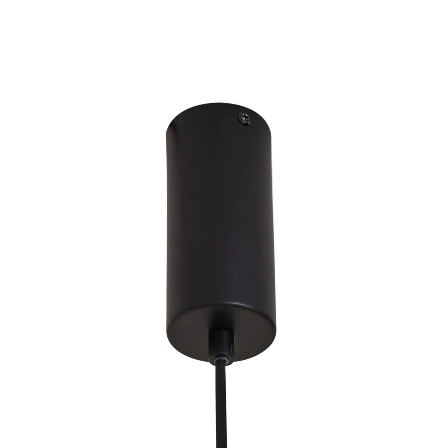 Lucande Lámpara colgante LED Savete, gris humo, vidrio, Ø 12 cm