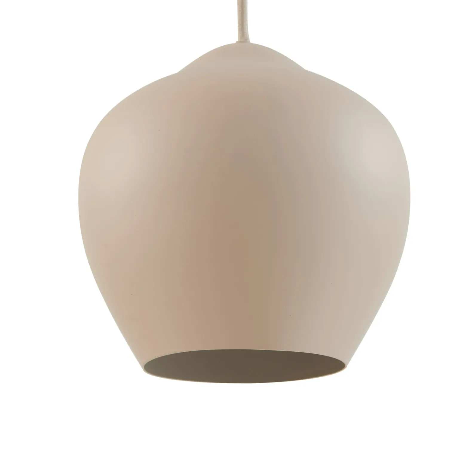 Lucande Lámpara colgante Malisa, beige, 3 luces, metal, 90 cm