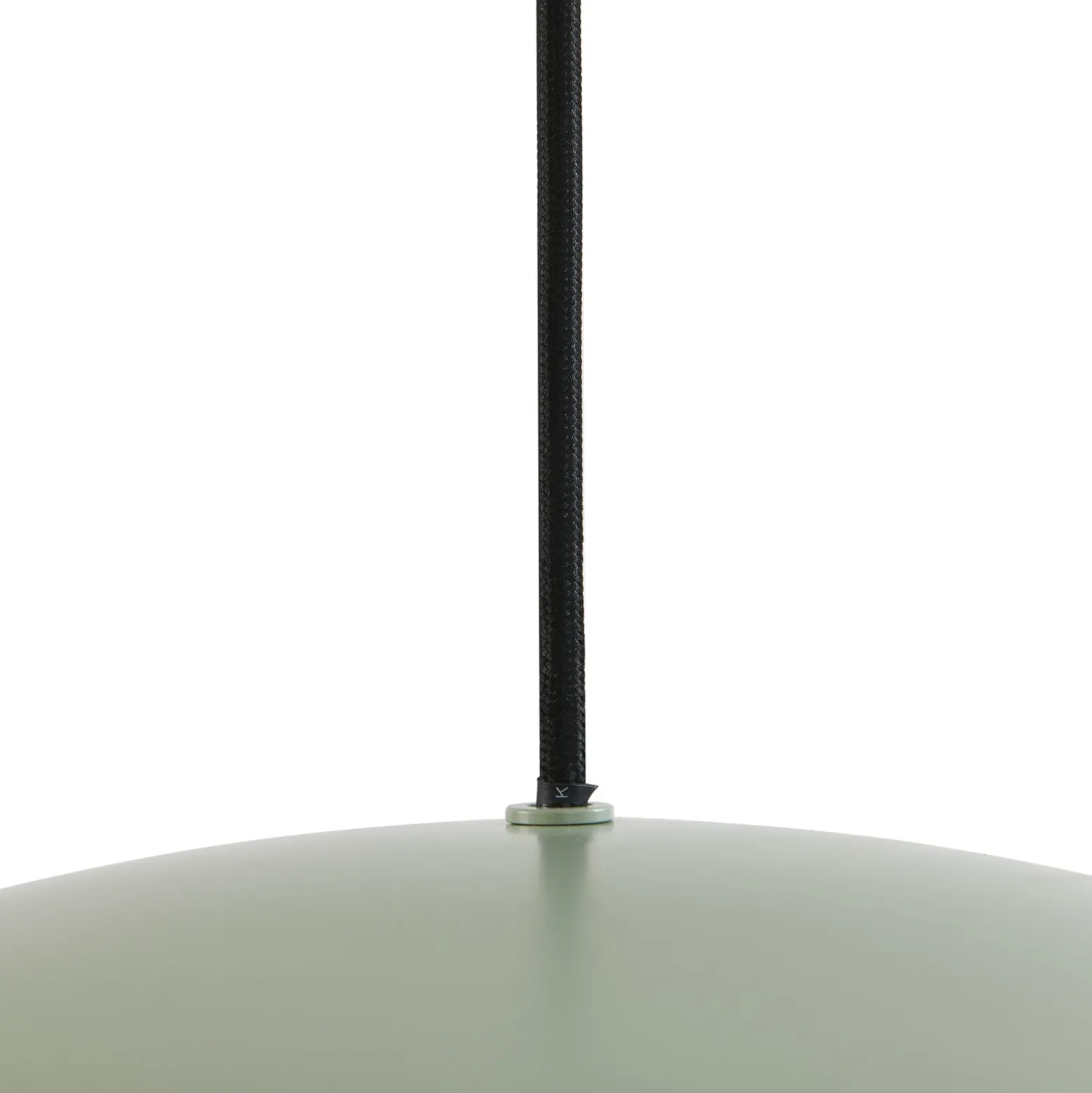 Lucande lámpara colgante Malisa, verde, 3 luces, metal, longitud 90cm