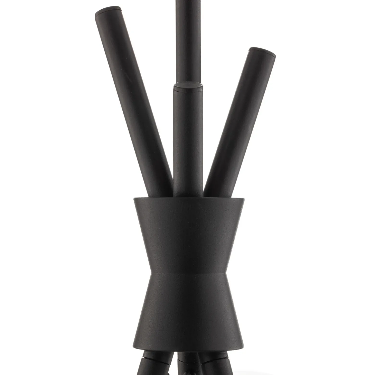 Lucande Lámpara colgante Sotiana, 3 luces, redonda, negra