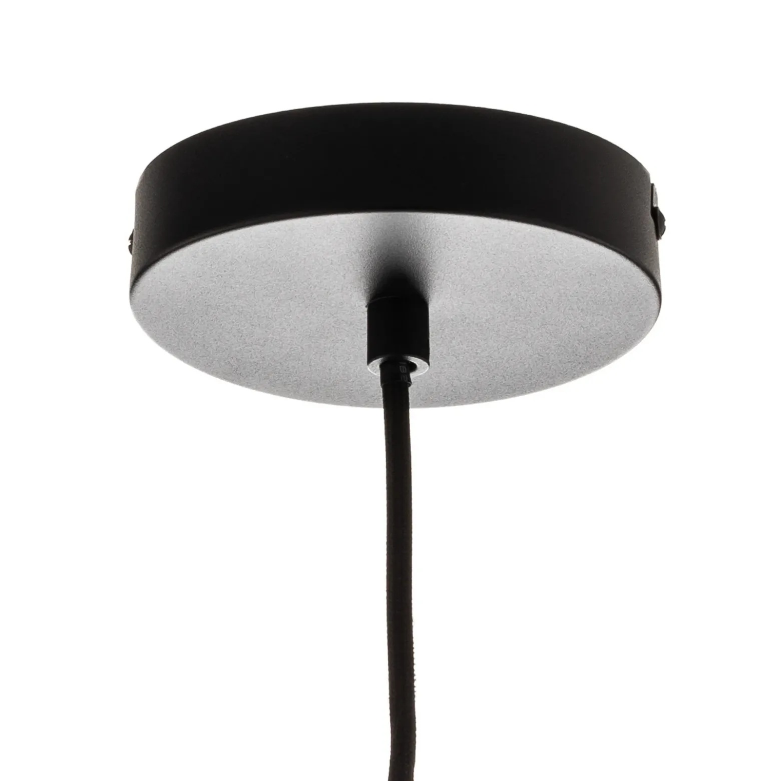 Lucande Lámpara colgante Sotiana, 3 luces, redonda, negra