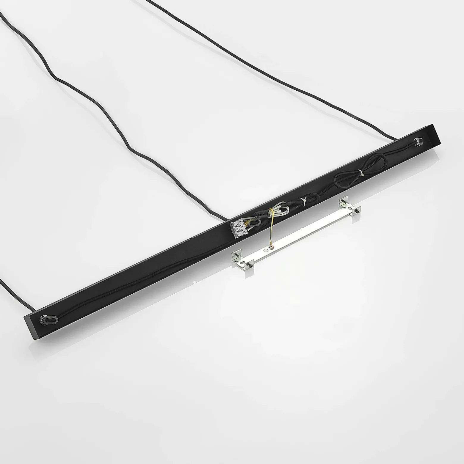 Lucande lámpara colgante Wilja, ámbar, vidrio, 111 cm, 3 luces, E27