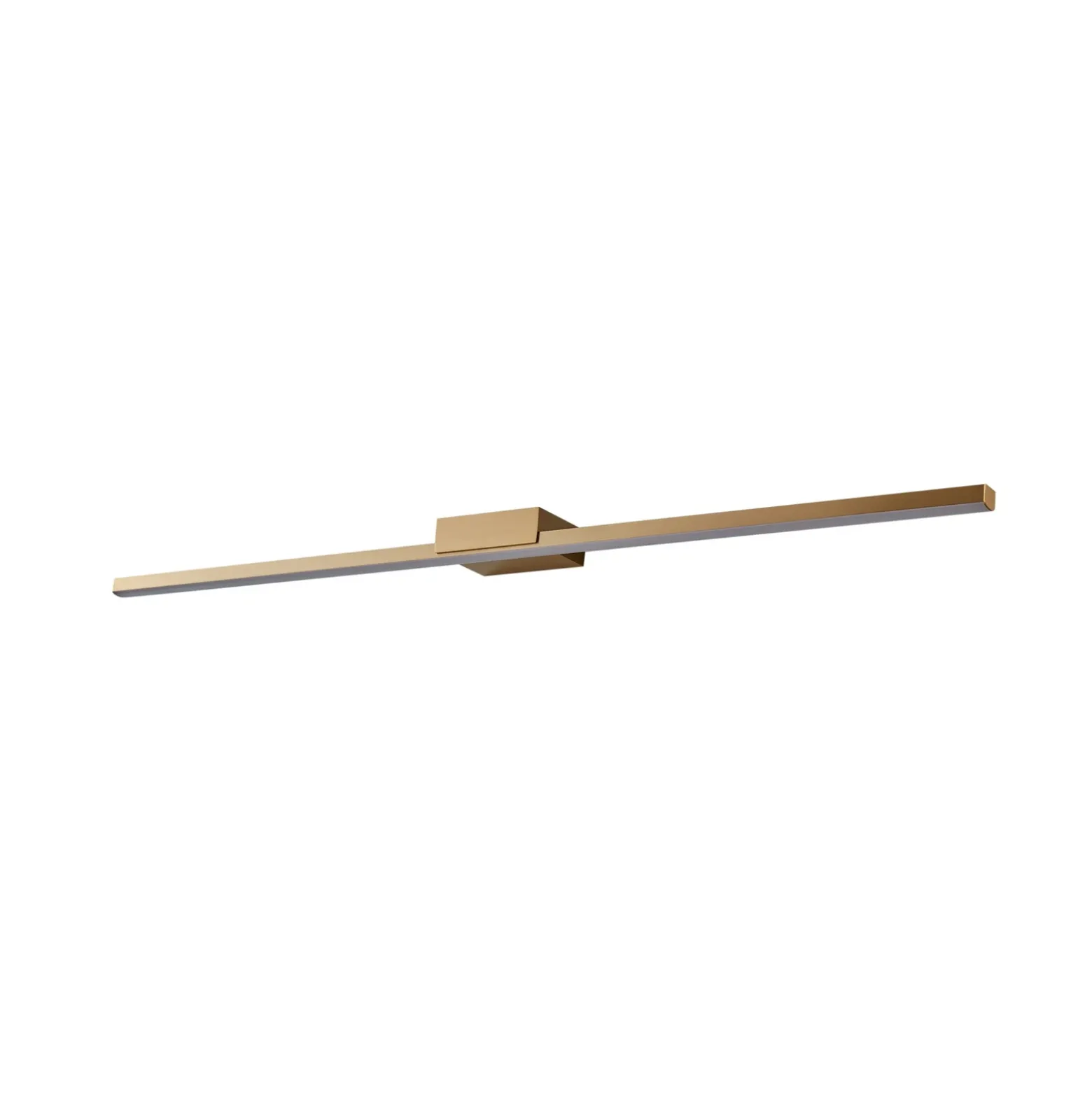 Lucande Lámpara de espejo LED Kivana, cobre, metal, 90 cm, IP44