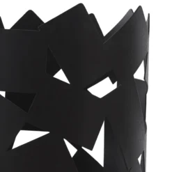 Lucande lámpara de mesa Aeloria, negro, hierro, Ø 12 cm, E27