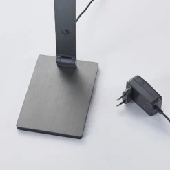 Lucande lámpara de mesa LED Mion, 41 cm, angular, atenuable