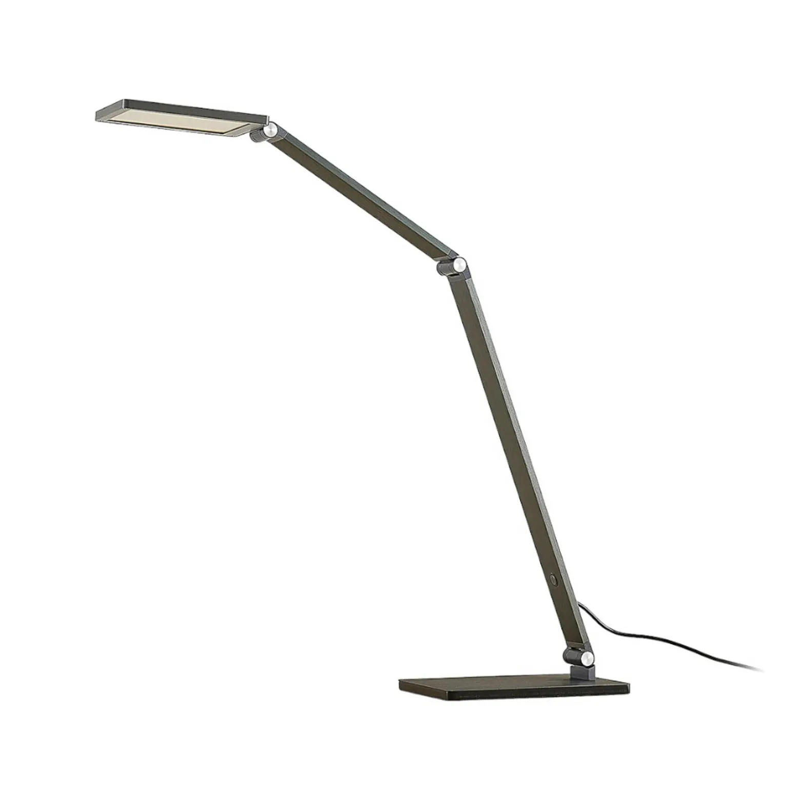 Lucande lámpara de mesa LED Mion, 41 cm, angular, atenuable