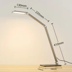Lucande lámpara de mesa LED Mion, 41 cm, angular, atenuable