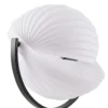 Lucande Lámpara de pie Helva, 150 cm, blanco/negro, giratoria