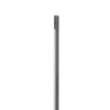 Lucande lámpara de pie LED Linija, negra, altura 110 cm, sensor