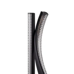 Lucande Lámpara de pie LED Rodado, negro, 132 cm, aluminio