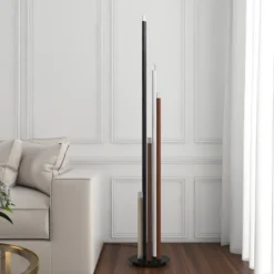 Lucande Lámpara de pie LED Stoika, 150 cm, 5 luces, metal