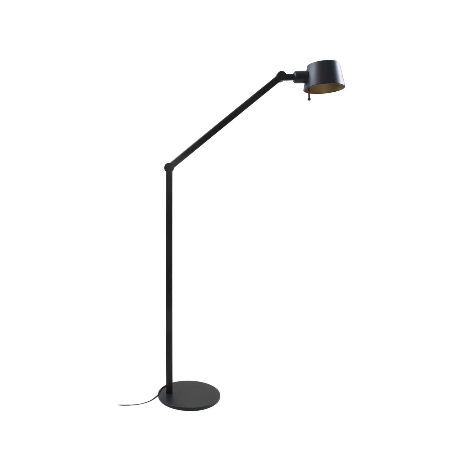 Lucande lámpara de pie Silka, altura 173 cm, negro, metal