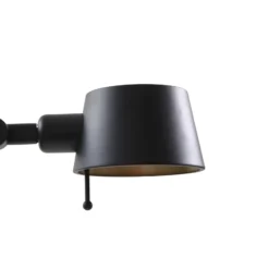 Lucande lámpara de pie Silka, altura 173 cm, negro, metal