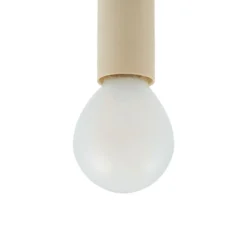 Lucande lámpara de techo Bidolo, negro, cristal, Ø 15 cm, IP44