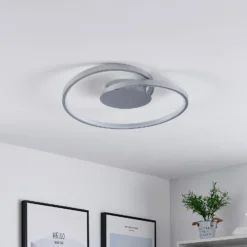 Lucande lámpara LED de techo Enesa, Ø 46 cm, 2.700 K, atenuable