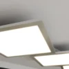 Lucande Lámpara LED de techo Ilira, 3 luces, plata, CCT, atenuable