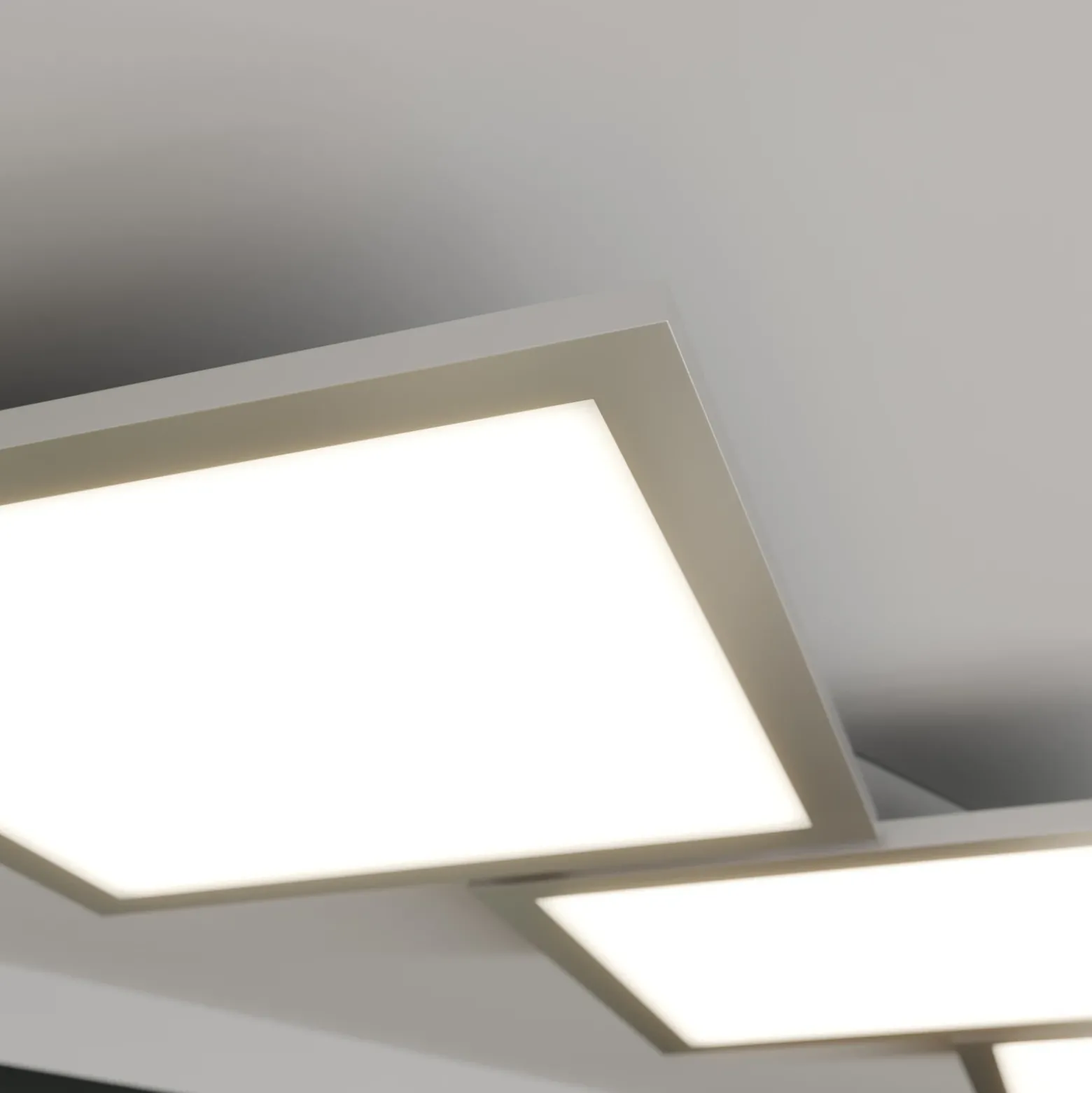 Lucande Lámpara LED de techo Ilira, 3 luces, plata, CCT, atenuable
