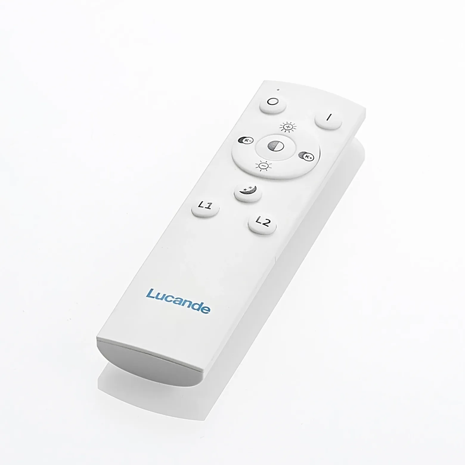 Lucande Lámpara LED de techo Noud, 65 cm, plata, metal, CCT