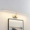 Lucande Lámpara LED para cuadros Thibaud, 84 cm, níquel, aluminio