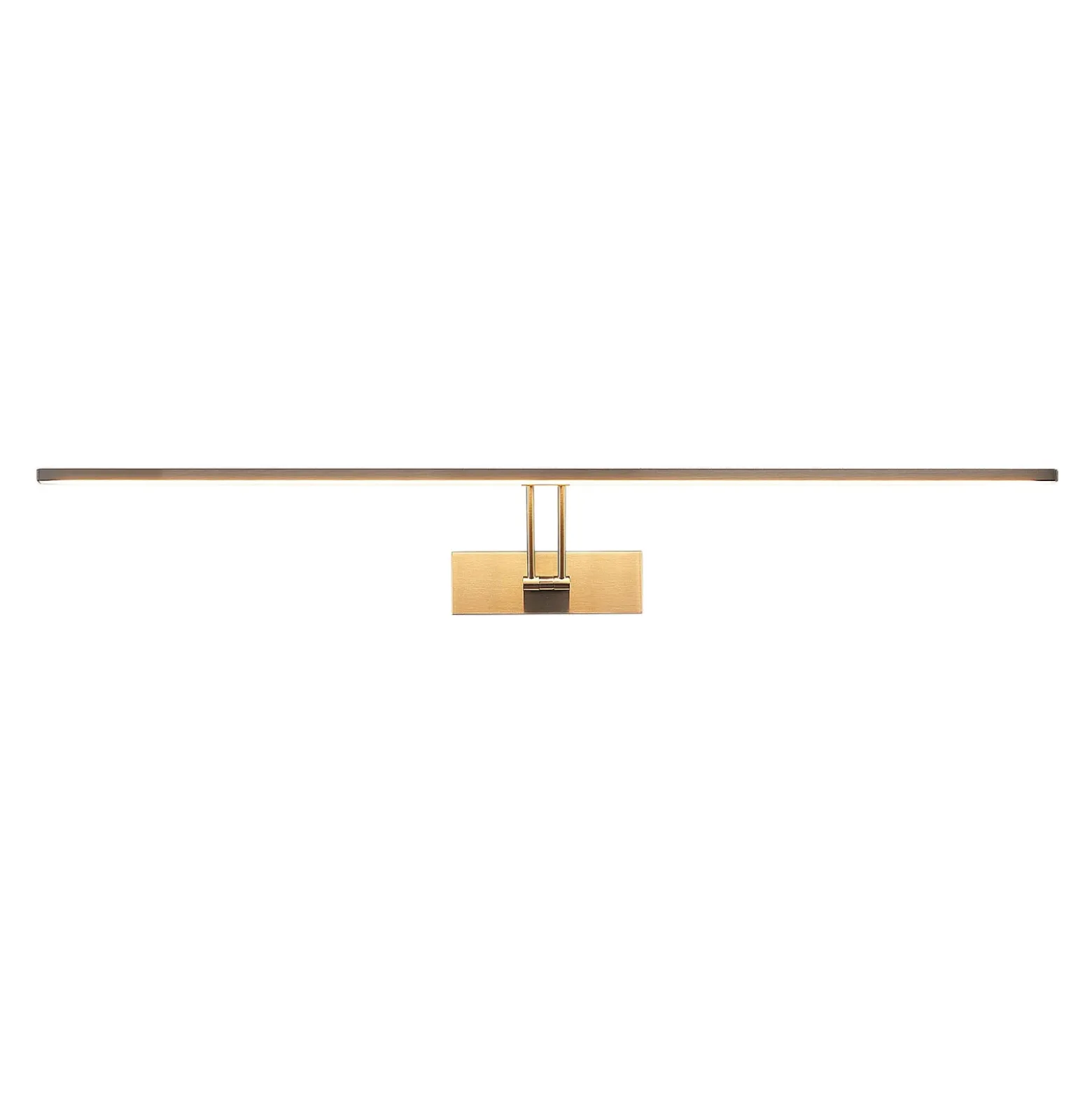 Lucande Lámpara LED para cuadros Thibaud, 84 cm, níquel, aluminio