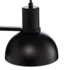 Lucande Mostrid lámpara colgante, negro, 2 luces