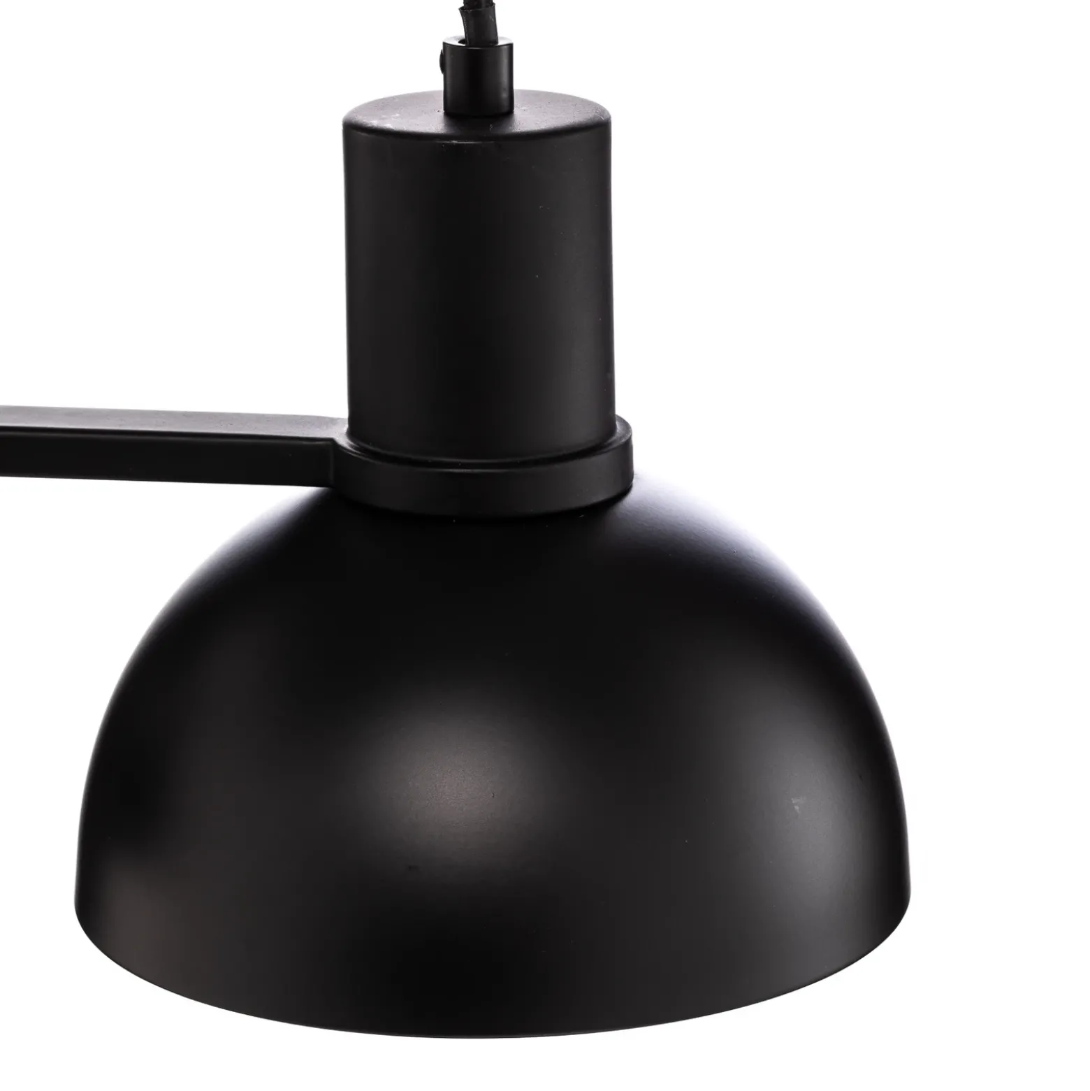 Lucande Mostrid lámpara colgante, negro, 2 luces